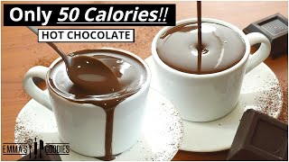 ONLY 50 Calories HOT CHOCOLATE  Creamy  Rich  AMAZING [upl. by Hardigg]