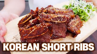 Korean Style Beef Short Ribs Recipe aka LA GALBI BBQ l Better Than Restaurants [upl. by Crompton]