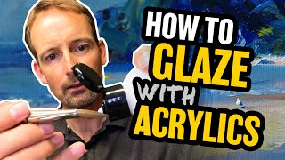 How to Glaze with Acrylics [upl. by Ruzich]