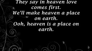 Belinda Carlisle  Heaven Is a Place on Earth Lyrics [upl. by Nnylyaj383]