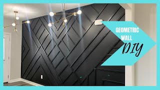 DIY Geometric Wall [upl. by Heiskell133]