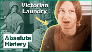 How The Victorians Washed Their Garments  Victorian Farm  Absolute History [upl. by Vtarj479]