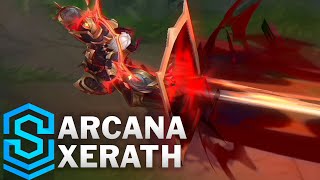 Arcana Xerath Skin Spotlight  PreRelease  League of Legends [upl. by Nerti]