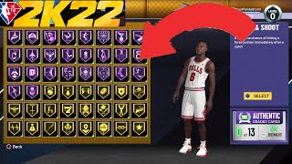 NBA 2K22 MyTEAM  How to Apply Badges [upl. by Samuella233]