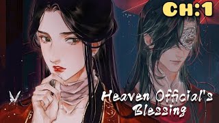 Heavens Official Blessing BL Manhua Chapter 1  Xie Lian x Hua Cheng  Hualian  TGCF Manhua [upl. by Cadman503]