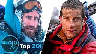 Top 20 Craziest Bear Grylls Celebrity Challenges [upl. by Acireit645]