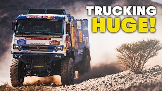 Dakar 2021 Take a Closer Look at the Kamaz Rally Trucks [upl. by Dnomra407]