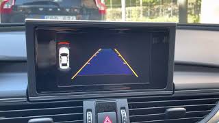 Audi backup camera replacement Retrofit on Audi A6 c7 [upl. by Llebpmac]