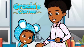 The Toothbrushing Song  Gracie’s Corner  Nursery Rhymes  Kids Songs [upl. by Hecht]