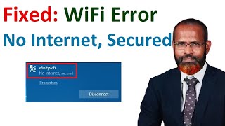 How To Fix WiFi Error quotNo Internet Securedquot on Windows 10 [upl. by Aleemaj]