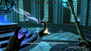 The Elder Scrolls V Skyrim  Defeat Ancano Very Easy [upl. by Nedearb343]