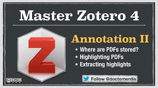 Zotero Tutorial Working with PDFs [upl. by Scherman]