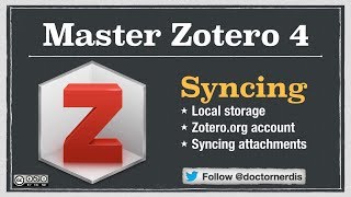 Zotero Tutorial Syncing [upl. by Sacttler]