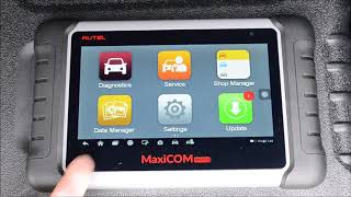 Autel MaxiCOM MK808 Professional OBDII Diagnostic Scan Tool Review [upl. by Lorna258]