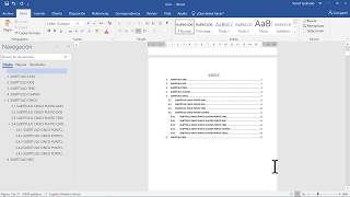 Cómo hacer un índice en Word [upl. by Norvall124]