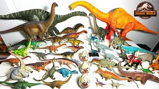 Brachiosaurus vs LONG NECKS DINOSAURS Toys Jurassic World Camp Cretaceous Sauropods Collection [upl. by Armando]