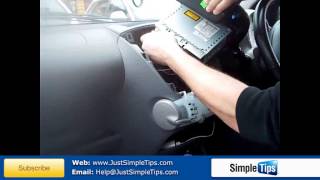 Radio Removal Toyota Aygo 2005Present  JustAudioTips [upl. by Aikcir982]