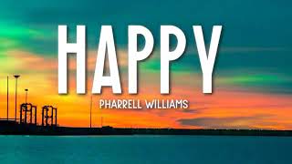 Pharrell Williams  Happy Lyrics [upl. by Beacham]