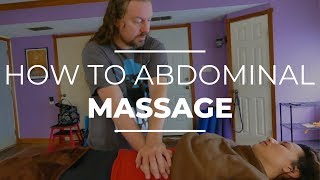 How To Abdominal Massage [upl. by Scot]