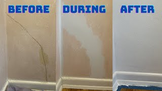 How to Fix a Plaster Wall Crack [upl. by Cordeelia]