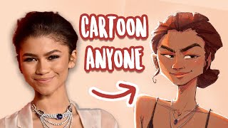 BEGINNERS GUIDE TO CARTOONING PEOPLE [upl. by Nonnahsed]