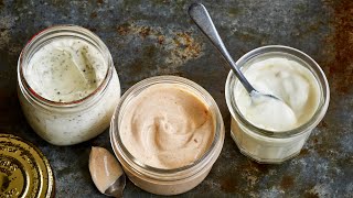 EGG FREE MAYONNAISE  3 WAYS [upl. by Pesvoh]