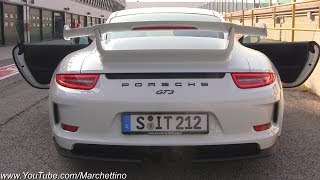 Porsche 991 GT3 SOUND  Start Rev and Accelerations [upl. by Uni]