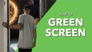 How to Green Screen 6 Easy Steps [upl. by Cromwell]