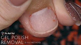 How to Properly Remove Gel Polish EFile Method [upl. by Chauncey]