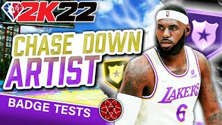 NBA 2K22 Best Defensive Badges  Chase Down Artist Badge [upl. by Odnolor]