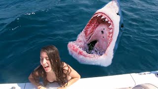 12 Shocking Shark Attacks Caught On Camera [upl. by Hephzipa]