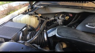 GMC Sierra  Chevy Silverado Radiator Flush [upl. by Ecirtak982]