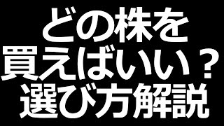 株初心者のための銘柄選び方解説【株式投資の基礎】 [upl. by Lenehc]