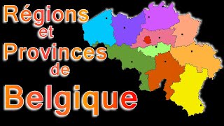 La Belgique et ses régions provinces chefslieux [upl. by Ecirb]