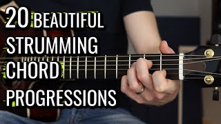 20 Beautiful Chord Progressions Perfect for Strumming [upl. by Efioa830]