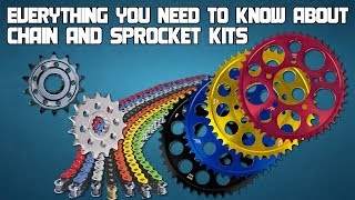 Everything You Need To Know About Chain And Sprocket Kits from Sportbiketrackgearcom [upl. by Ahsuat]