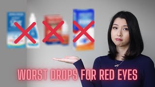 Dont overuse these eye drops  Optometrist Explains [upl. by Yraillih14]