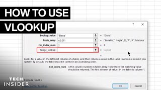 How To Use VLOOKUP In Excel [upl. by Lekar623]