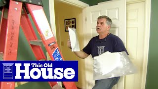 How to Repair a Cracked Drywall Ceiling  This Old House [upl. by Airet969]