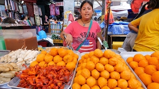 Filipino Street Food Tour  BALUT and KWEK KWEK at Quiapo Market Manila Philippines [upl. by Aribold]