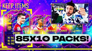 THE 85 x 10 FUTURE STARS SWAP PACKS FIFA 22 [upl. by Bethel]