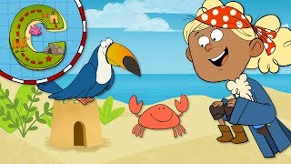 quotCquot Island  Learn the ABCs with Captain Seasalt And The ABC Pirates [upl. by Bandur116]