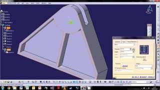 CATIA V5 The Basics  Tutorial 3 3D Modelling Part 1 [upl. by Rodney]