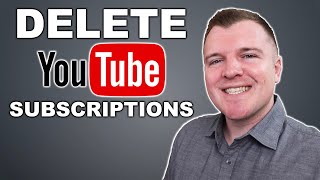 How to Delete YouTube Subscriptions Desktop [upl. by Naitsirhk]