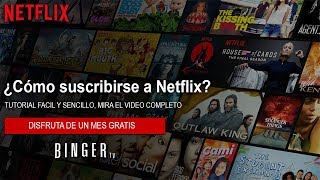 Como SUSCRIBIRSE a NETFLIX  Registrarse y Crear una Cuenta de Netflix [upl. by Georgeanna934]