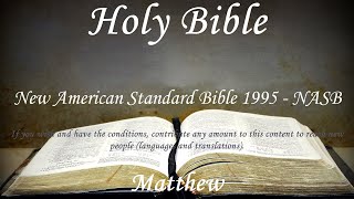 English Audio Bible  Matthew COMPLETE  New American Standard Bible 1995 NASB [upl. by Wilburt981]