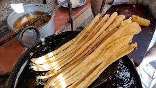 Longest Fafda Making  Navaratri Special Farsan  Indian Street Food [upl. by Eiramannod112]