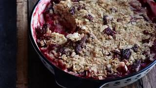 Strawberry Rhubarb Crisp [upl. by Nevi]