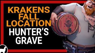 Krakens Fall Riddle  Hunters Grave Location  Sea of Thieves Guide [upl. by Magocsi]