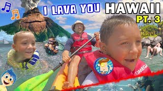 ♫ I LAVA YOU ♫ Kids Scuba Diving amp Kayaking Near Hawaii Volcano FUNnel Vision Maui Trip Part 3 [upl. by Annaoi]